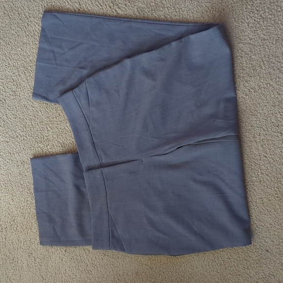 New with Tags JM Collection Gray Straight Waist Bootcut Pants Size 12 Petite - Picture 1 of 8
